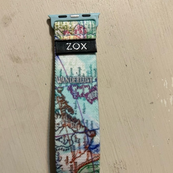 Colorful Map Print Watch Strap - Picture 3 of 4